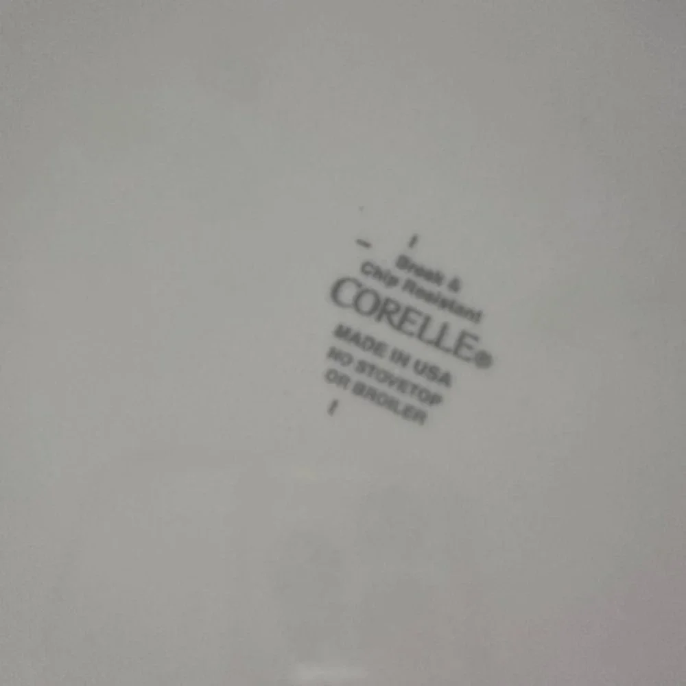 Corelle Thymeless Herbs Collection  Set of 2 Chamomile Salad Plates 8 1/2